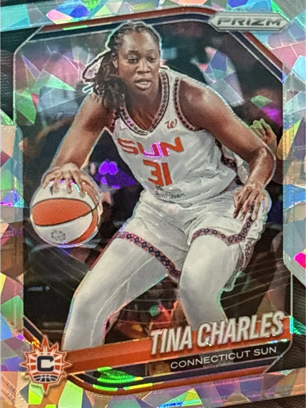 Panini Prizm Tina Charles Connecticut Sun - Rainbow Prizm